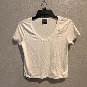 Womens V Neck Cute Top - Size XS